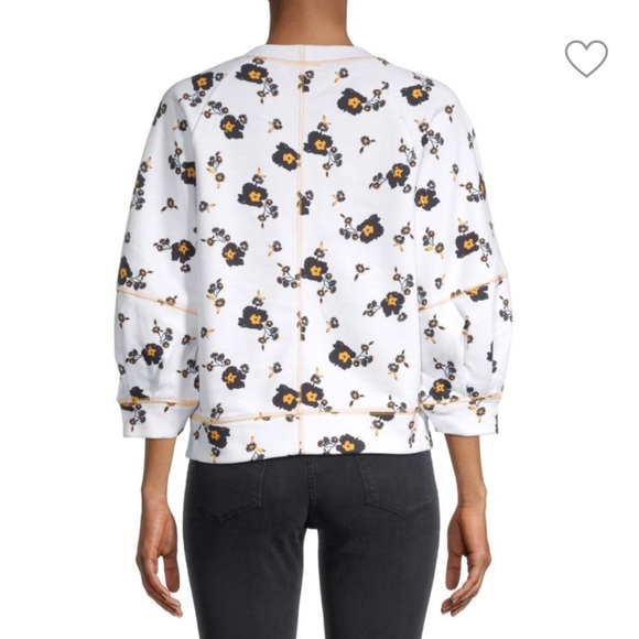 Tanya Taylor xs Josephine sweatshirt puff sleeve - Picture 2 of 8